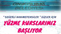 Onikişubat Belediyesi’nin kadınlara özel yüzme kursuna başvurular başladı