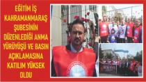 EĞİTİM İŞ'in ANMA ve SESSİZ YÜRÜYÜŞÜNE KATILIM YÜKSEK OLDU