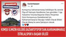 Komşu ilimizin Kulübü,Gaziantepspor'dan,İstiklalspor'a BAŞARI DİLEĞİ