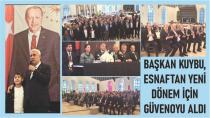 Başkan KUYBU, ESNAFTAN YENİ DÖNEM İÇİN GÜVENOYU ALDI