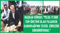 Başkan Görgel: “Pazarcık Sarımsağının Tescil Süreci Sona Geldi”