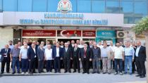 İş Dünyası'ndan,Başkan Ahmet Kuybu'ya Ziyaret