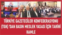 TGK'dan Basın Meslek Yasası için tarihi hamle