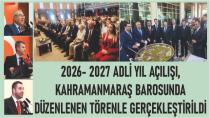 YENİ ADLİ YIL TÖRENLE AÇILDI