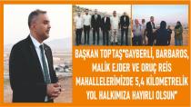 Onikişubat Belediyesi,Gayberli, Barbaros, Malik Ejder ve Oruç Reis mahallelerinde YOLLAR YENİLENDİ