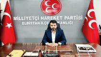 MHP Elbistan ilçe Başkanı Uzeyir Bostan'dan TEŞEKKÜR