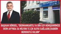 Büyükşehir'den,Ekim Ayında 14 Bin 529 Aileye 36 Milyon'luk Destek