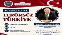 Milletvekili Prof.Dr.Mehmet Şahin'den 'TERÖRSÜZ TÜRKİYE' KONFERANSI