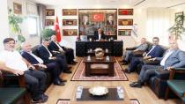 Başkan Akpınar'a,BÜYÜKŞEHİR ve KASKİ BÜROKRATLARINDAN ZİYARET